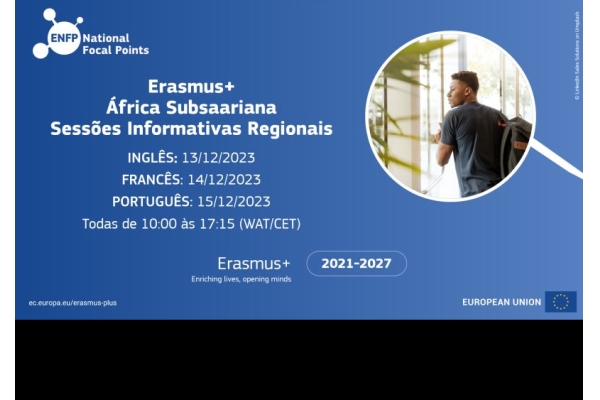 Participe nas Sessões de Informação Online sobre o Erasmus+ para a África Subsaariana!